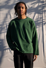 Load image into Gallery viewer, Have a great day Pine Green/White LS Tee
